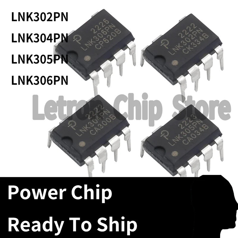 5PCS LNK302/304/305/306 LNK302PN LNK304PN LNK305PN LNK306PN ชิปเดิม Power IC