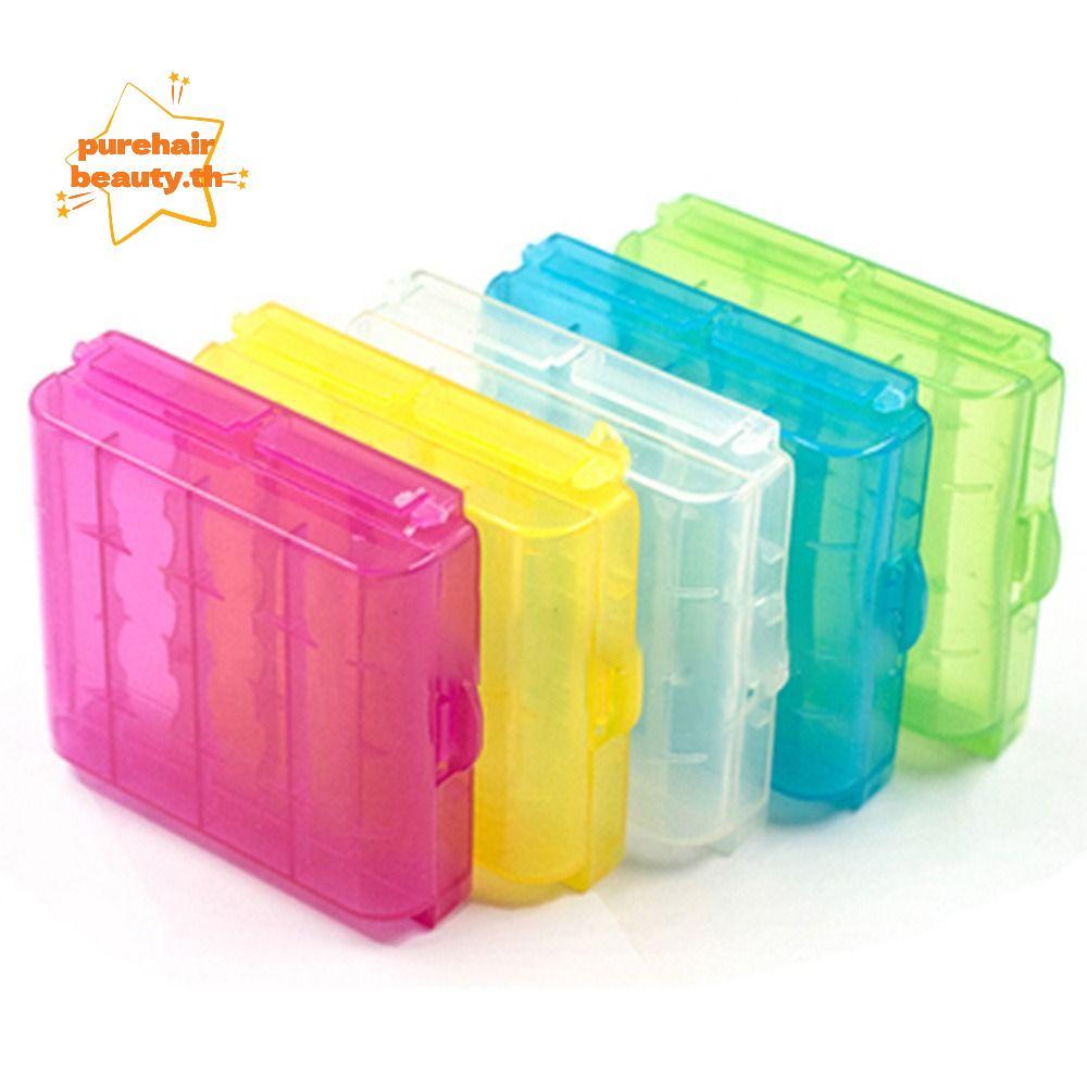 PUREHAIRBEAUTY Battery Organizer สําหรับ 14500 10440 แบตเตอรี่คอนเทนเนอร์ผู้ถือแบตเตอรี่