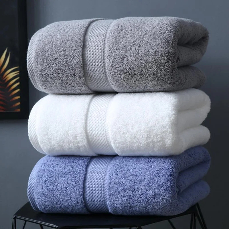 Cotton Bath Towel Adult Soft Absorbent Towels Bathroom Sets Large Beach Towel Hotel Spa Towels For H