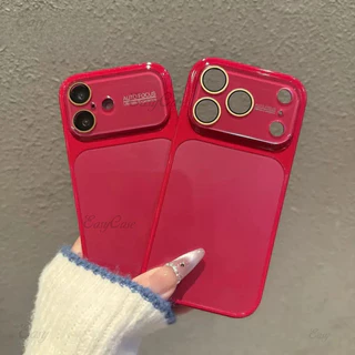 พร้อมโลโก้กระจกขนาดใหญ่ เอจี เคสโทรศัพท์ฝ้าสําหรับ ไอโฟน 17 16 15 14 13 มือโปร สูงสุด กันลื่นและป้องกันการตกกระแทกฝาหลัง