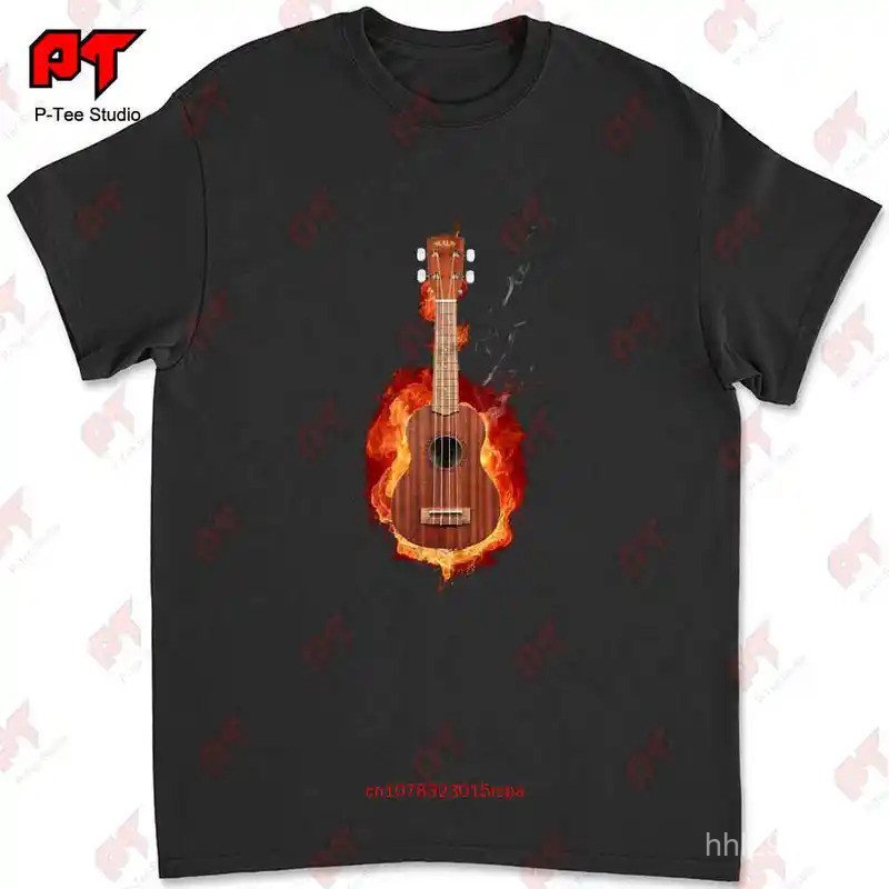 เสื้อยืด Fire Ukelele Bmf H0ZB