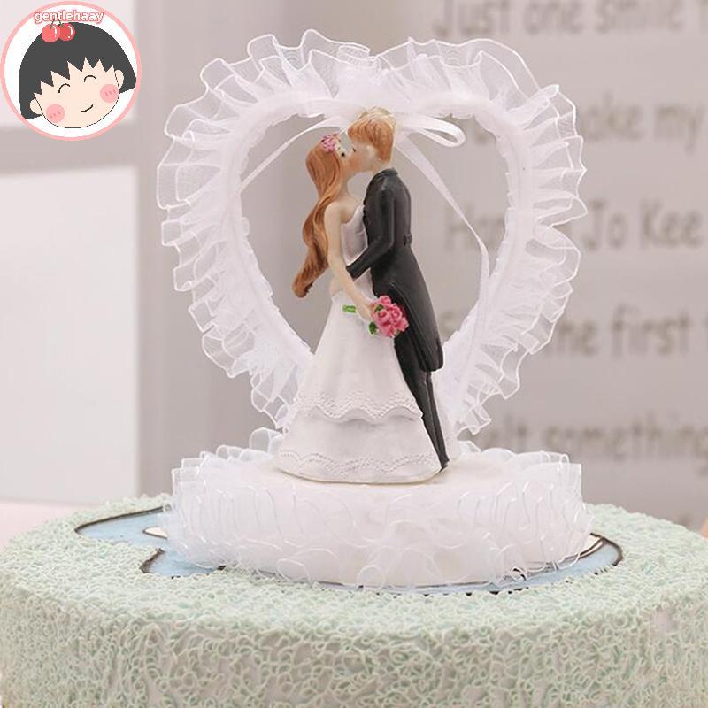 Gent 1 Pc เค้กตกแต่งโต๊ะขนมเครื่องประดับงานแต่งงาน Prop เจ้าบ่าวหัตถกรรม EN