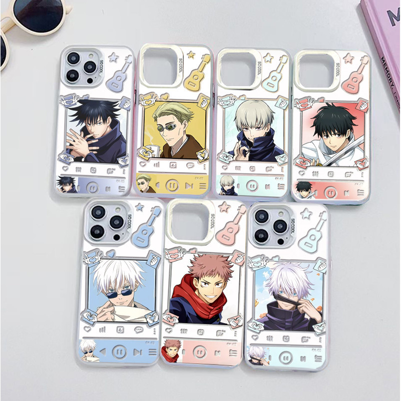 Shell สําหรับ Samsung Galaxy S25 S24 S23 Ultra S24FE S25FE เคสโทรศัพท์ Jujutsu Kaisen Matte อะนิเมะเลเซอร์ IMD Hard