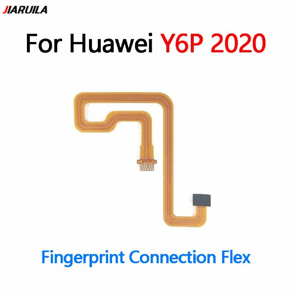 สําหรับ Huawei Y6P 2020 Touch ID ลายนิ้วมือเชื่อมต่อเครื่องสแกนเนอร์เซ็นเซอร์ Home Return Key เมนูปุ