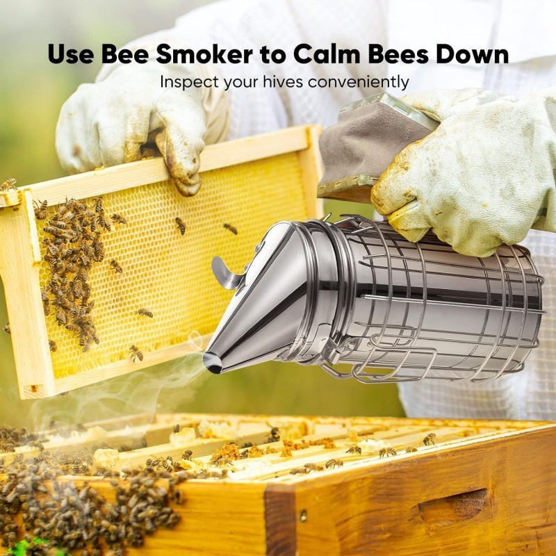 BeekeepingGear ติดอันดับต้องมี กาพ่นควันสแตนเลส จัดเต็มความจุ ราคา ถูกที่สุด ดีลบีเคเค แกลเลอรีภาพที่ 3