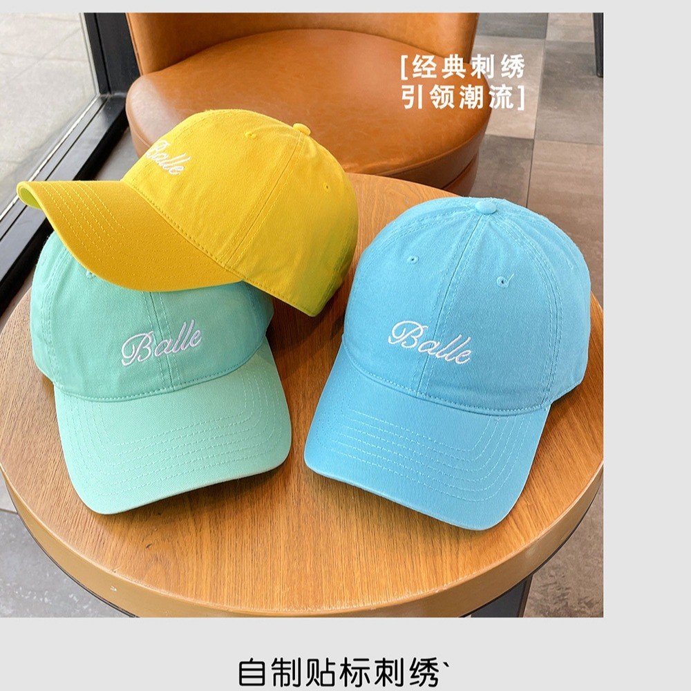 หมวกเบสบอล ปักตัวอักษรแฟชั่น สีสันสดใส พร้อมส่งจากไทย ราคา ถูกที่สุด ดีลบีเคเค แกลเลอรีภาพที่ 2