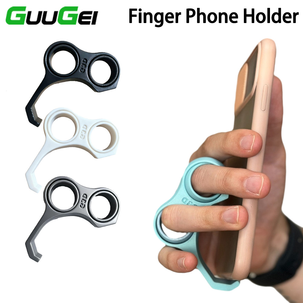 Guugei ที่วางจับโทรศัพท์แบบพกพา ขาตั้งแหวนนิ้ว ขายึดมือถือ ที่วางโทรศัพท์ตั้งโต๊ะ
