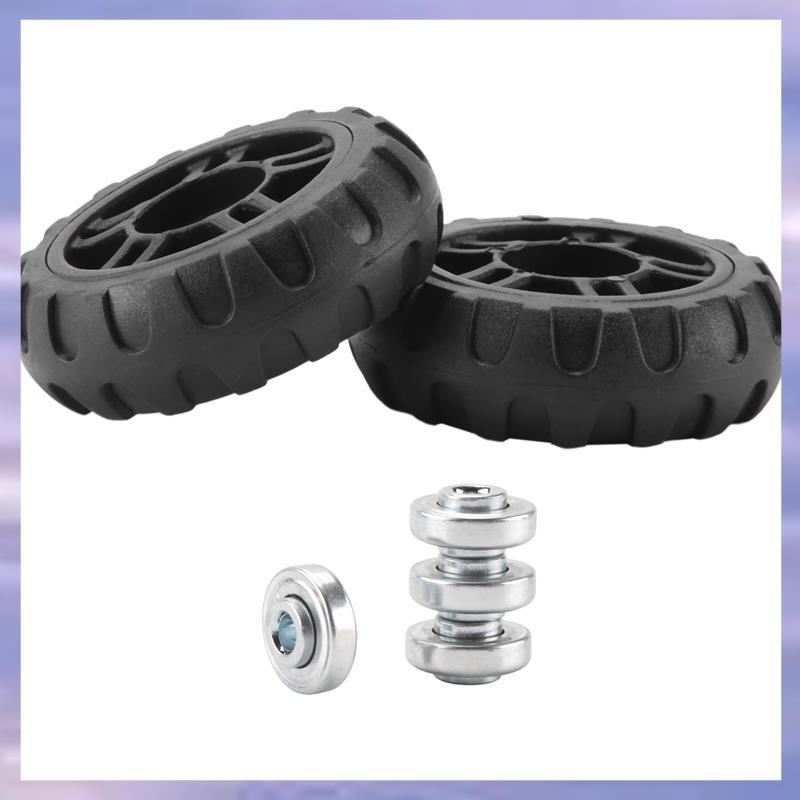 ล้อกระเป๋าเดินทาง 1 คู่กระเป๋าเดินทางเปลี่ยนอุปกรณ์เสริมล้อเพลา Deluxe Repair Deluxe เครื่องมือซ่อมแ