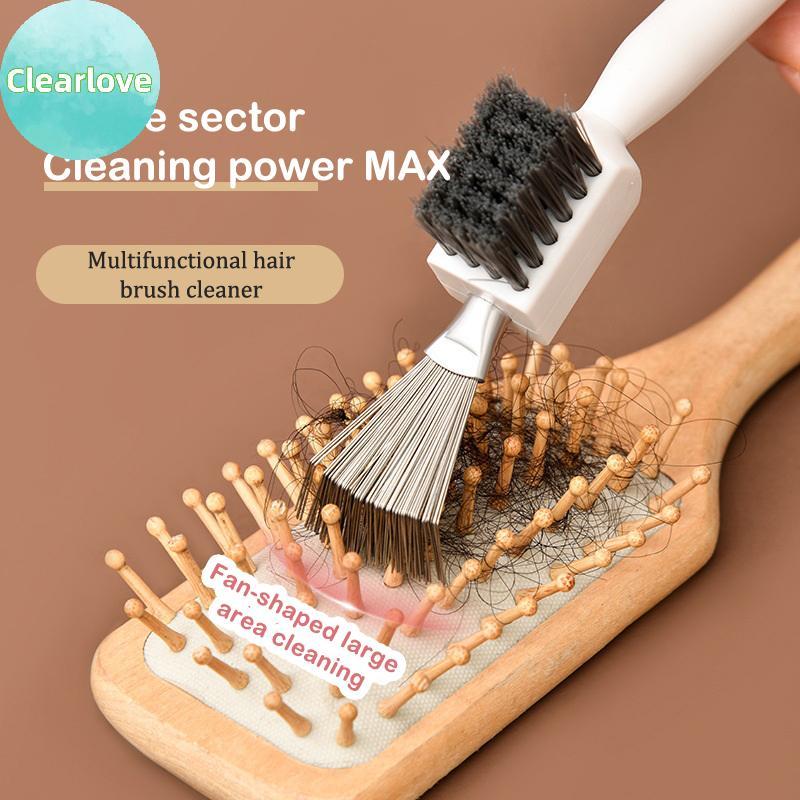 Clearlove 2 in1b ทําความสะอาดที่ละเอียดอ่อนทําความสะอาดแปรงผมb เครื่องมือทําความสะอาดจับ Embed เครื่