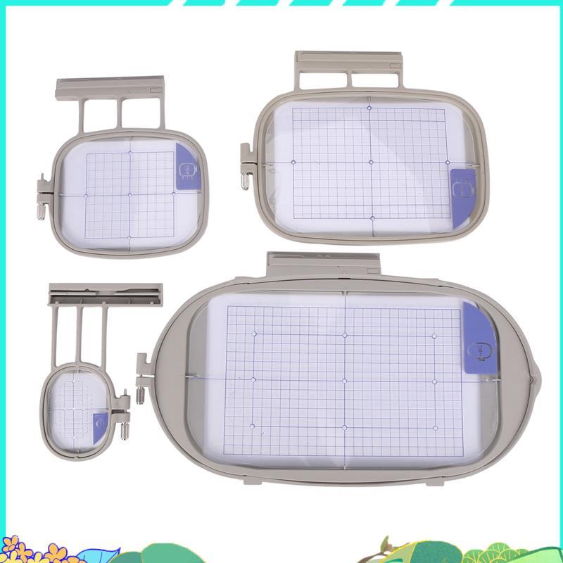 4 ชิ้นจักรเย็บผ้าเย็บปักถักร้อย Hoop สําหรับ Innovias 1500 1500D 2500D 4000D 6000D(SA437,SA438,SA439