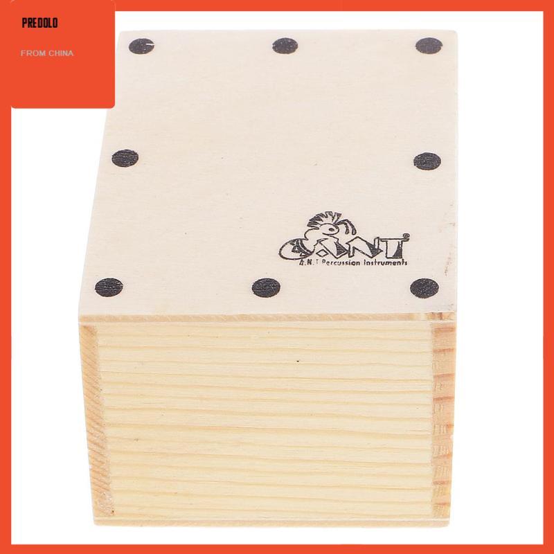 [Predolo] Wood Small Hand Shaker Mini Cajon Band อะไหล่รองรับ 6.5 x 5.2 x 4.3 ซม.