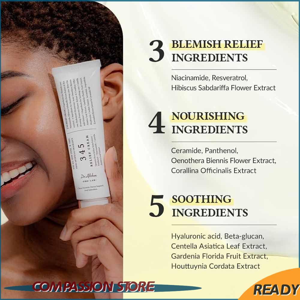 Dr.Althea 345 Relief Cream - Korean Face moisturizer ดูแลสิว Anti oxygen face cream YTTM