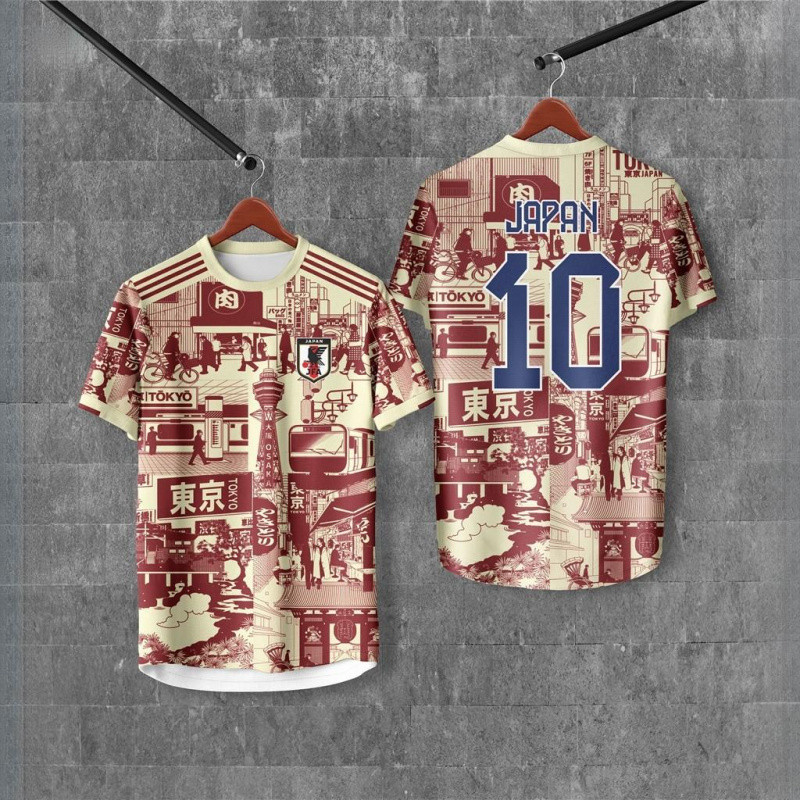 เสื้อฟุตบอลญี่ปุ่น Xinxin JP-002 ออกแบบลายเต็มตัว