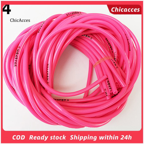 <ChicAcces>Universal Motorcycle Bike 1M Petrol Fuel Hose ท่อน้ํามันแก๊ส 5 มม.I/D 8 มม.O/D Tube