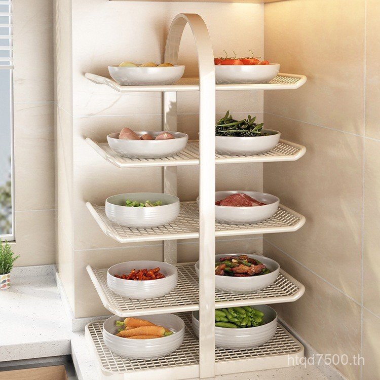 ถาดหลายชั้นซ้อนจานจานชั้นวางจานจานด้านข้างจานจัดเก็บเตรียมครัวเรือนหม้อร้อนครัว zpw