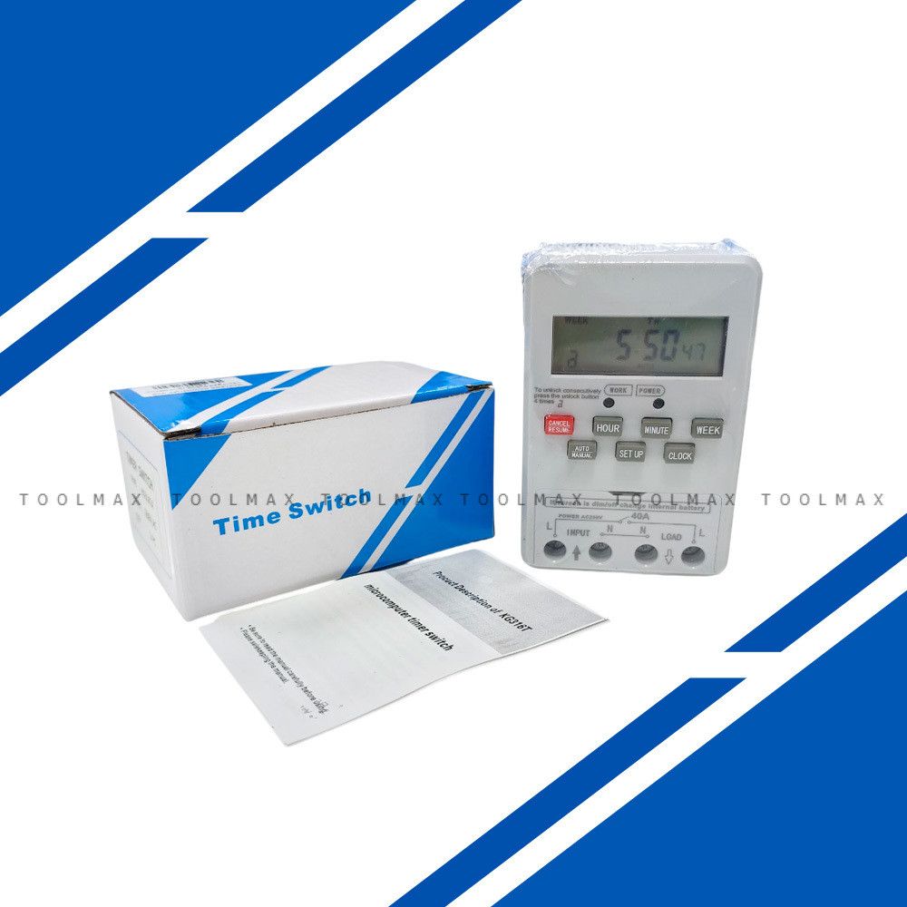 TIMER-DIGI ทามเมอร์ตั้งเวลา 40A 28โปรแกรม รุ่น KG316TA