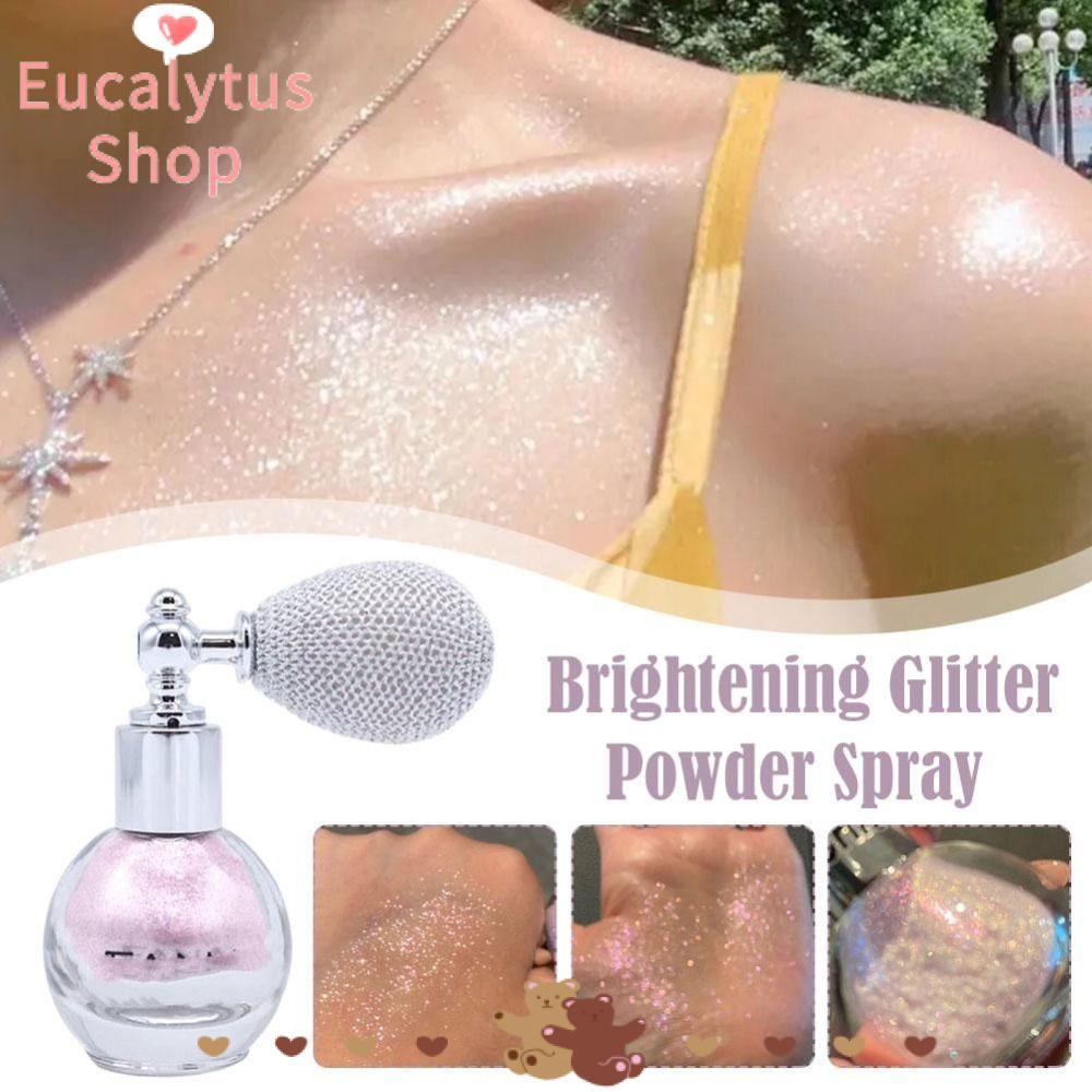 EUCALYTUSS Diamond High Gloss Glitter Spray Fine Shimmer Air Bag Shiny Powder Brightening Fragrance-
