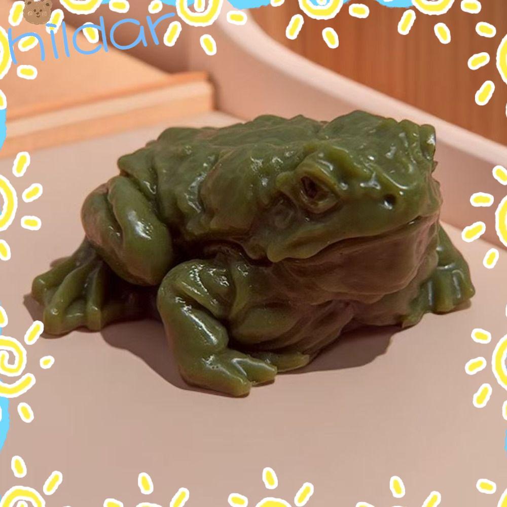 สวัสดี กบบีบ, ของเล่นจําลองกบเหนียวนุ่ม, ของเล่นบีบอัดไล่ความเครียดคางคกของเล่นหากิน