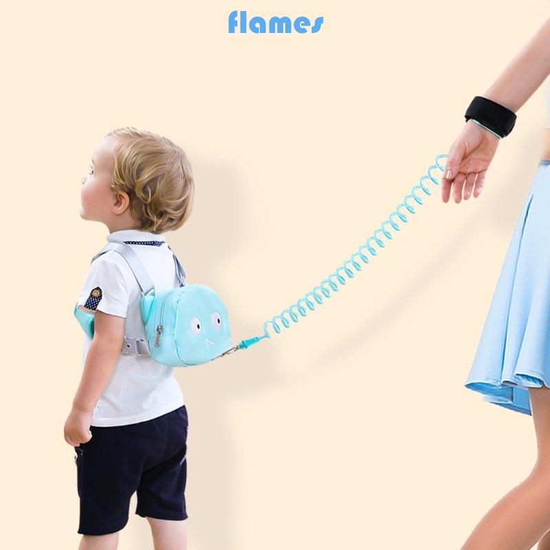 FL เด็กท่องเที่ยวเดินสายรัดเด็ก Anti Lost การ์ตูนกระเป๋าเป้สะพายหลังความปลอดภัยสายรัด Assistant เข็ม