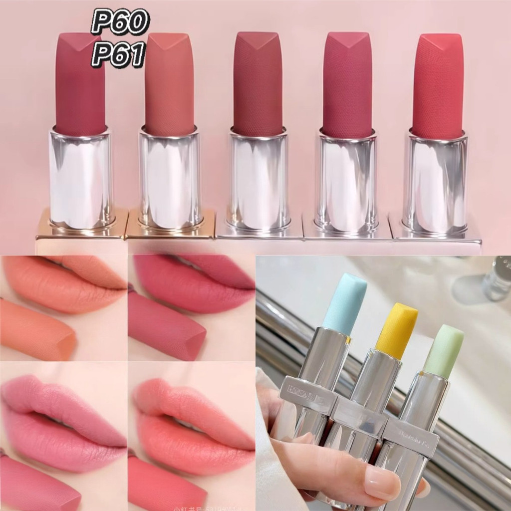 สินค้าใหม่ ลิปสติกเนื้อแมท 3.8g P60 #P161 #P61 #P161 #Moisturizing ลิปสติก U000 #U001 #U011 #U002 #