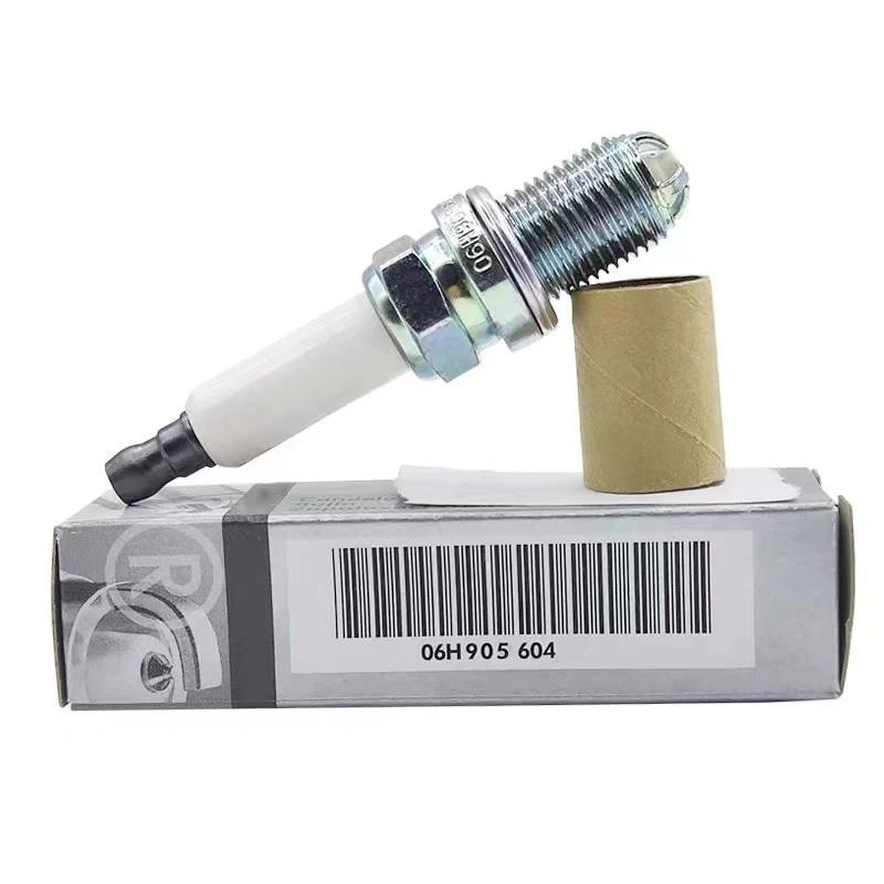 4 ชิ้น 06H905604 BKR8EQUA Iridium Spark Plug สําหรับ Audi A3 A4 A5 A6 Q3 Q5 TT R8 Volkswagen Eos Pas