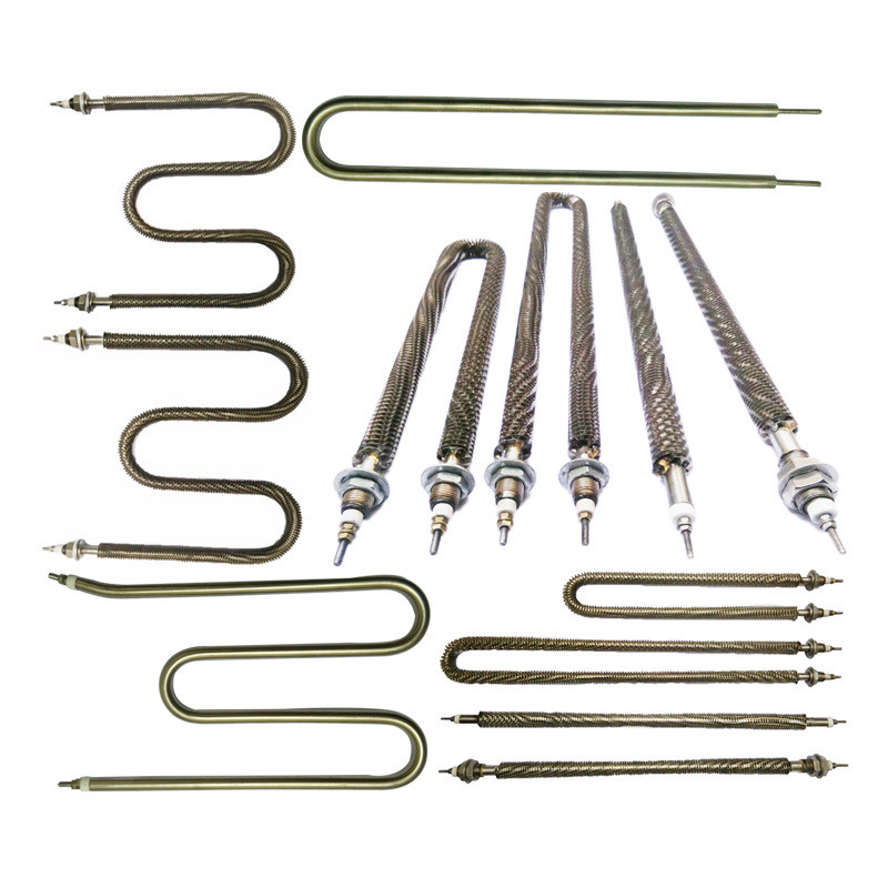 ฮีตเตอร์ท่อเหล็กตรง Q6 สำหรับเตาอบ ห้องอบ แบบแห้ง ทำจากสแตนเลส 220V/380V ทนความร้อนสูง