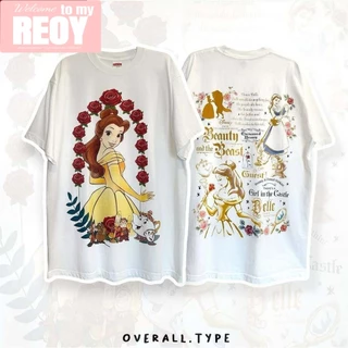 disney เสื้อยึด ผ้าเทคโนโลยี Sorona จากอเมริกา พิมพ์ลาย ariel เสื้อยืด oversize เหมาะ ผู้หญิง และ ผู้ชาย #63