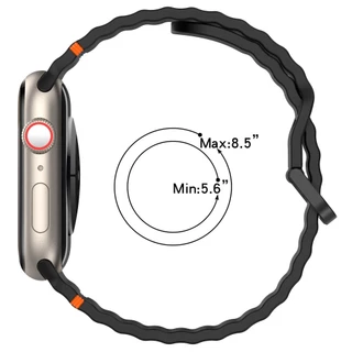 สายซิลิโคน + PC สําหรับ Apple Watch 11 10 42/46 มม.9 8 7 41/45 มม. 6 5 4 SE 40/44 3 2 1 38/42 มม.