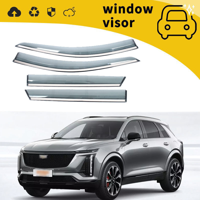 เหมาะสําหรับ 25 Cadillac XT5 Rain Block ประตู Rain Block หน้าต่าง Rain Eyebrow Rain Baffle ดัดแปลงตก