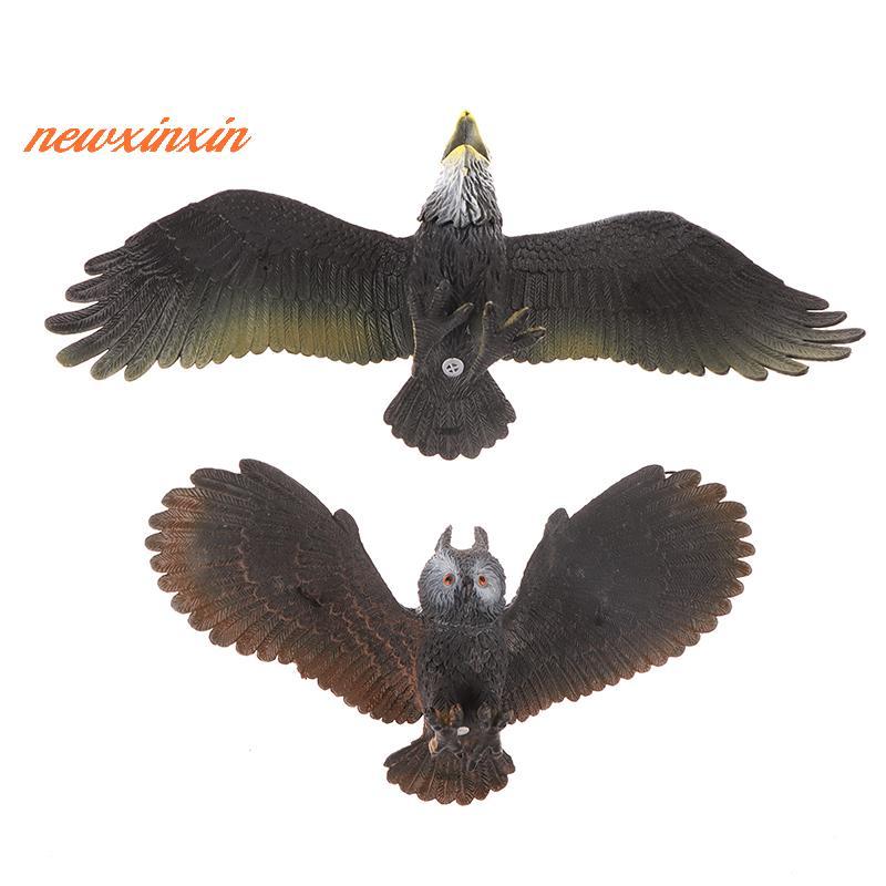 [NT-t] 1 ชิ้นกลางแจ้ง Eagle Figurine แขวนนก Deterrent พลาสติก Eagle เครื่องประดับ Vivid Flying Bird Hawk Decoy Garden หุ่นไล่กา [ใหม่]