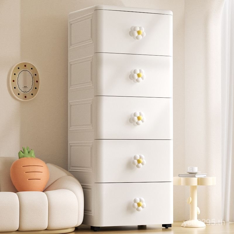 Multi-Layer ห้องนั่งเล่น Locker ตู้ลิ้นชักโต๊ะข้างเตียงขนมขบเคี้ยวห้องนอน Locker Locker หนาในครัวเรื