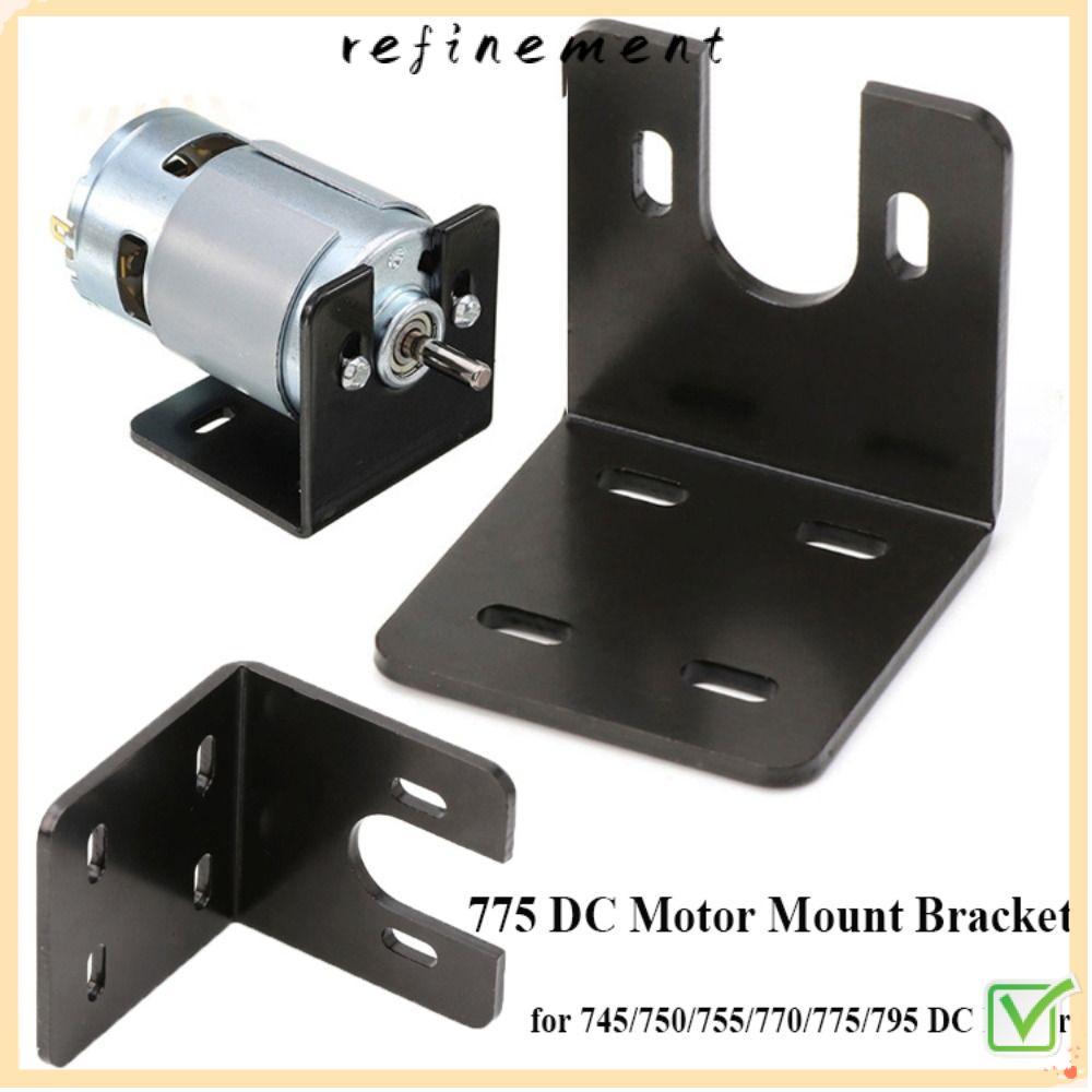 REFINEMENT DC Motor Parts U รูปสีดํา 775 DC 775 ที่นั่งคงที่