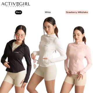 AGRL - รุ่น SunKiss Jacket ป้องกันรังแสง UV เสื้อคลุมแขนยาวเข้ารูปทรงโค้ง ระบายอากาศ