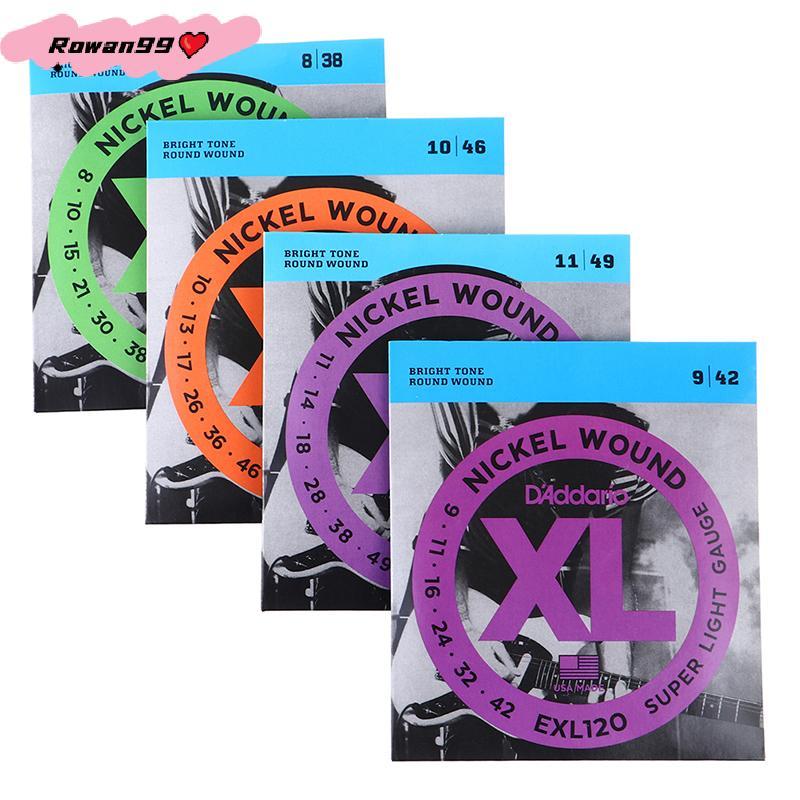 สายกีตาร์ไฟฟ้าทำจากนิกเกิล EXL110เส้น EXL130 EXL120 EXL115 XL