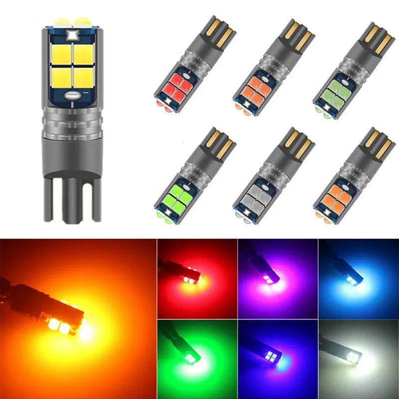 หลอดไฟ LED T10 10SMD (1 ชิ้น) รุ่นใหม่ สว่างกว่าปกติ ใช้เป็นไฟหรี่/ไฟเลี้ยว
