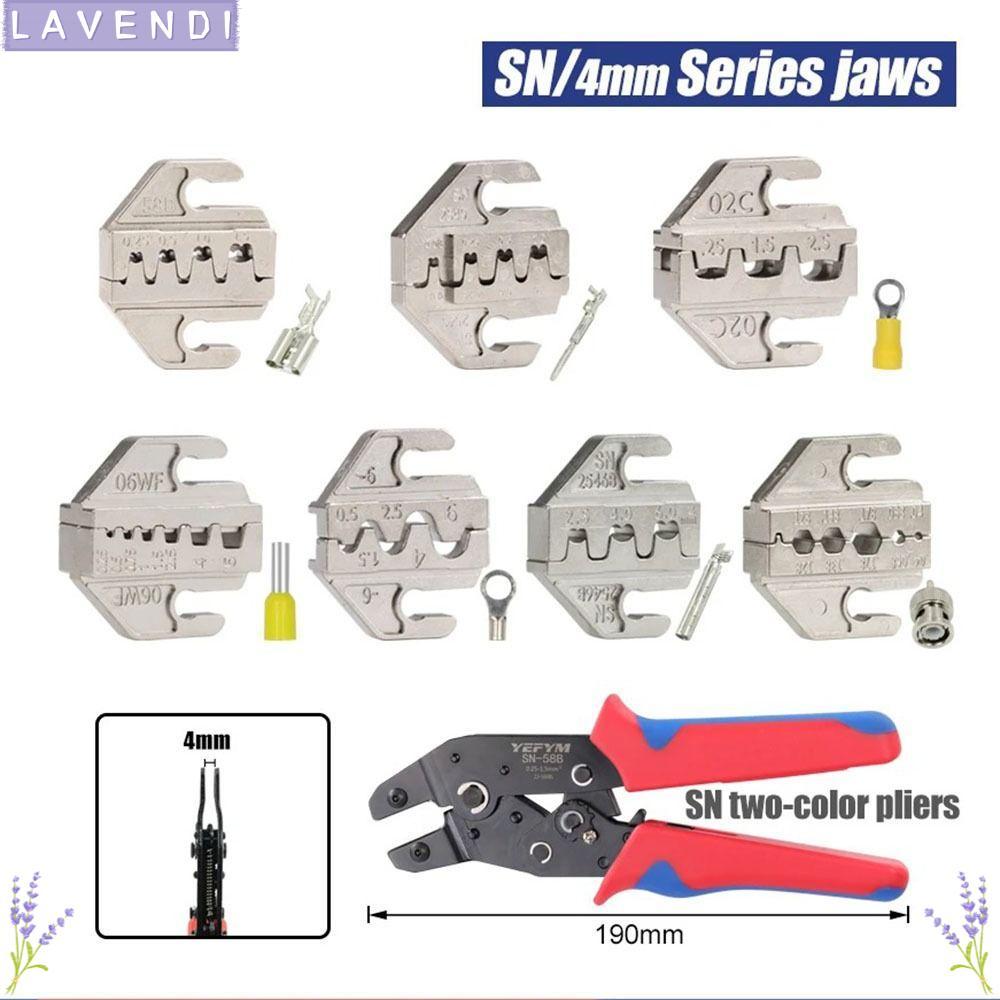 LAVENDI SN CRIMPING คีมขากรรไกร,โลหะผสม 06WF 2549 03H CRIMPING คีมขากรรไกร,กว้าง 4 มม.48B 58B SN-254