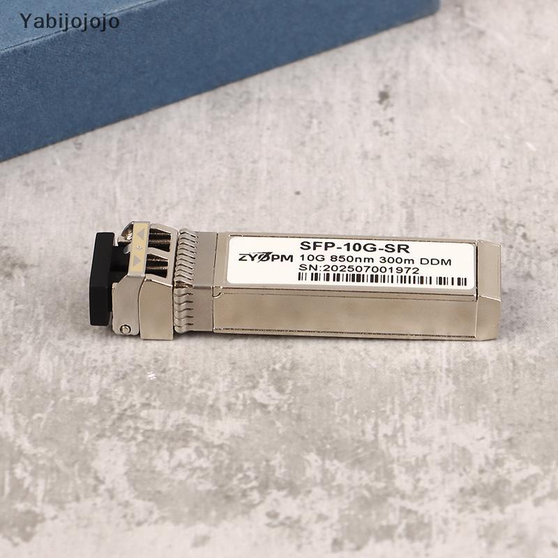 Yabijojojo 10G SR SFP + LC Transceiver 850nm MMF Multimode SFP โมดูลสูงสุด 300 M สําหรับ Cisco SFP-1