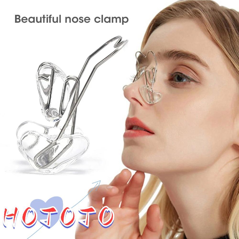 HOTOTO Nose Up Shaper, Orthotics Shaping Nose Slimming Massage, Transparent Straightening Nose Corre