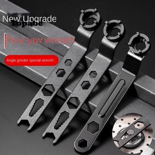 Top ประแจอเนกประสงค์ Four claw เครื่องบดมุมปรับหนา ประแจสี่กรงเล็บ เครื่องมือปรับอเนกประสงค์ 6-in-1|อุปกรณ์เสริม