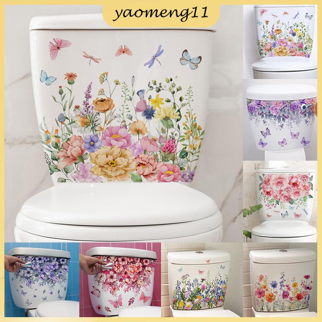 YM ต่างๆพืชสีเขียวดอกไม้ Wall Stier ห้องน้ําห้องน้ํา Decals ห้องนั่งเล่นตู้ตกแต่งบ้าน Self กาวภาพจิตรกรรมฝาผนัง TH