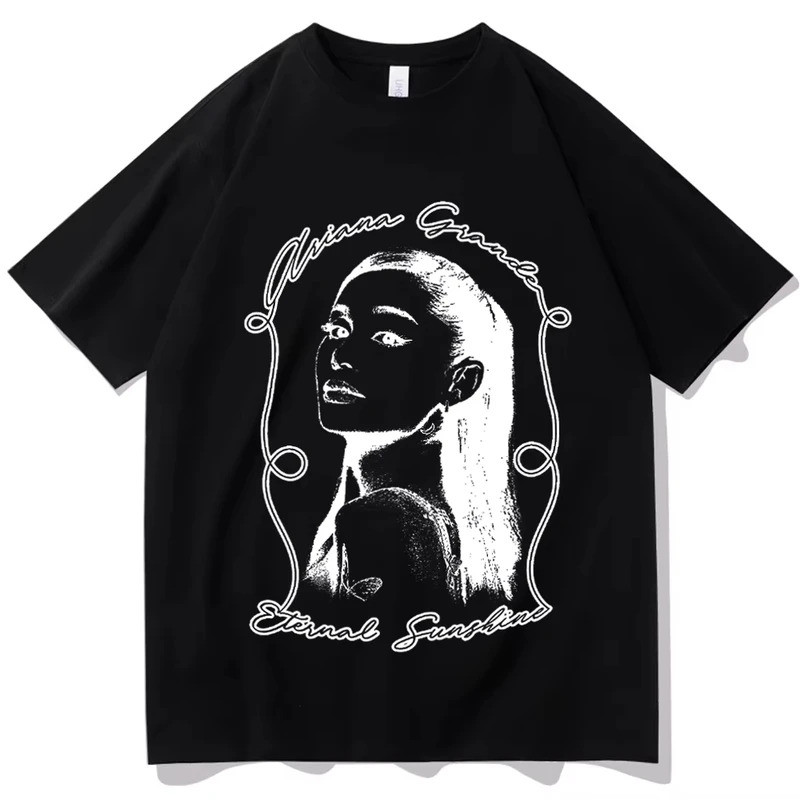 เสื้อยืด Ariana Grande Eternal Sunshine สินค้าจากอัลบั้มของ Ariana Grande ของขวัญสำหรับแฟนคลับ เสื้อ