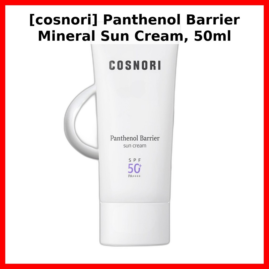 [cosnori] Panthhenol Barrier Mineral Sun Cream, 50ml / Korean Sun Cream / UV Protection / ของแท้ 100