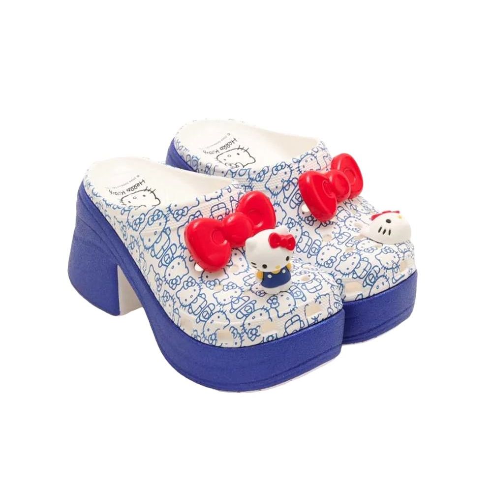 Hello Kitty × Crocs Siren Clog WhiteBlueRed Unused