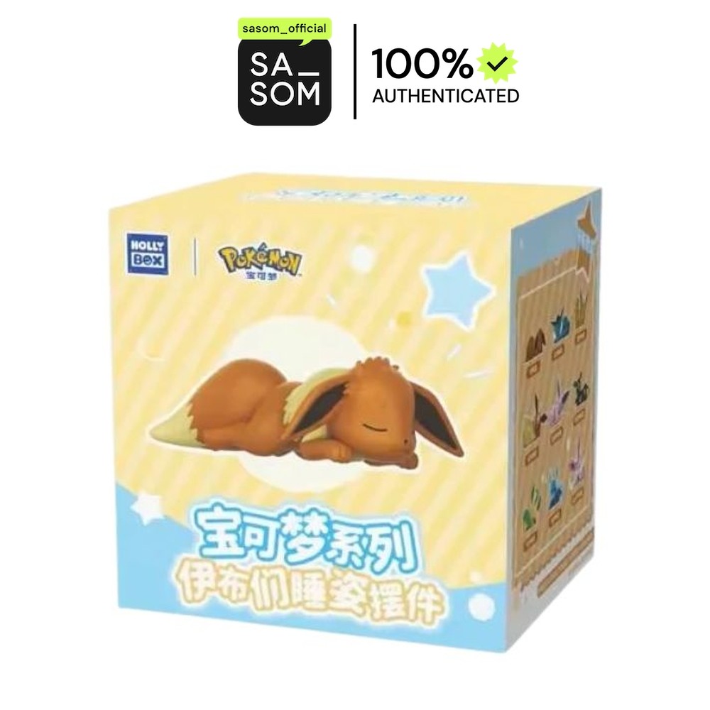 Pokemon Eevee Sleepy Blind Box Single Box (CH) | ของแท้ ตรวจสอบโดย SASOM