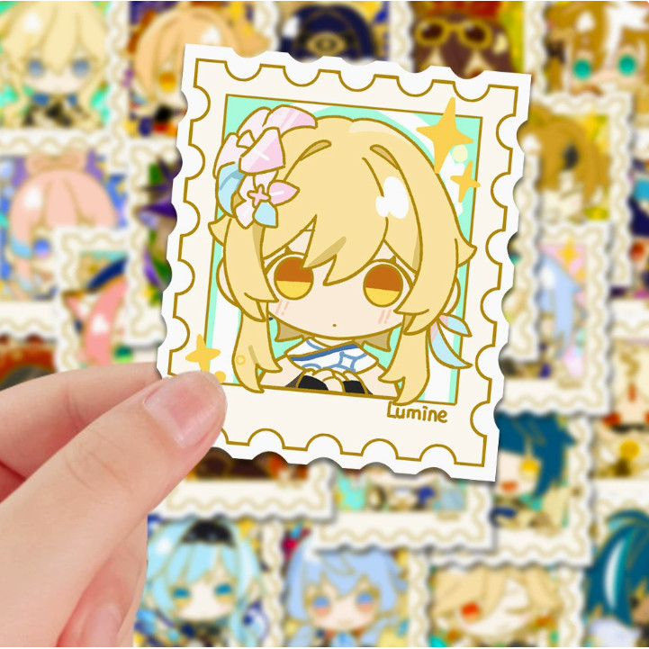 สติ๊กเกอร์ Genshin Impact 50 ชิ้น