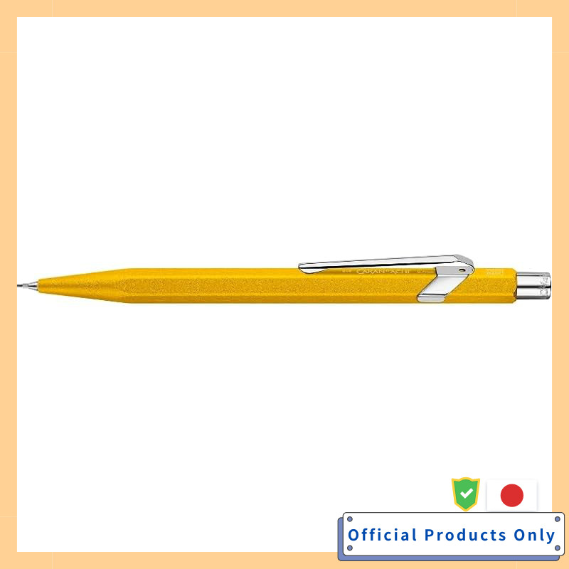 CARAN D'ACHE Mechanical Pencil 849 Color Matte X Yellow MF0844-743 0.5mm Metal Case Imported