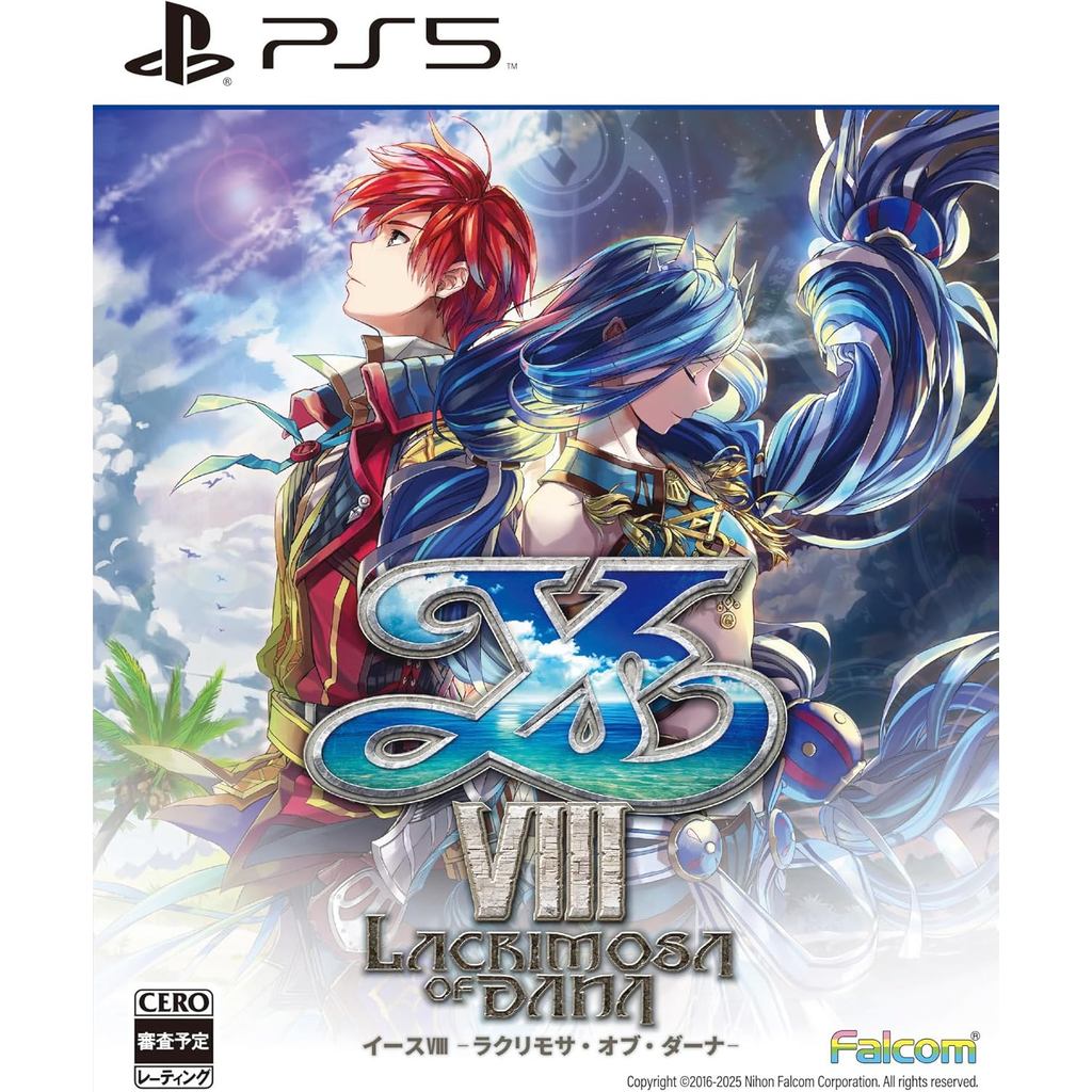 แผ่นเกม💿 Ps5 Ys VIII : Lacrimosa of DANA | แท้มือ1 🆕 | Zone2 ญี่ปุ่น 🇯🇵 (เปลี่ยนภาษาไม่ได้) | Playst