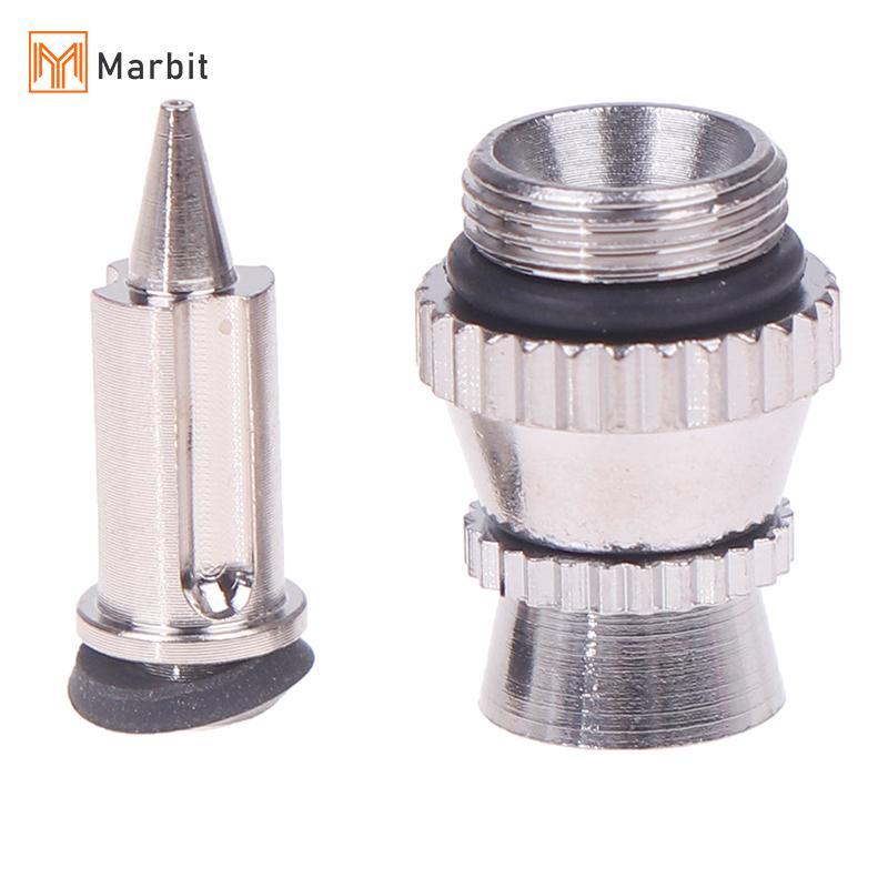 ชุดเปลี่ยนหัวฉีดโลหะ Marbit พร้อมเคล็ดลับและฝาครอบ 0.3 มม. ชุดอุปกรณ์เสริม Uncharged null