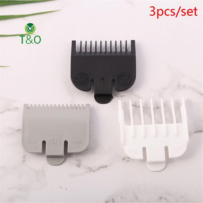 T&O 3 ชิ้น/เซ็ต Universal Hair Clipper Limitb Guide สิ่งที่แนบมาตัดผมเปลี่ยน