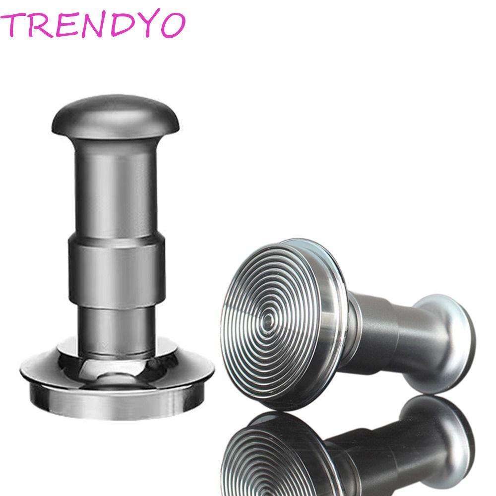 TRENDYO สปริงคู่ Tamper, 51/53/58 มม.FIXED Force Coffee Tamper, Premium Self Leveling แรงดันคงที่ฤดูใบไม้ผลิโหลดกาแฟ Leveler Barista เครื่องมือ